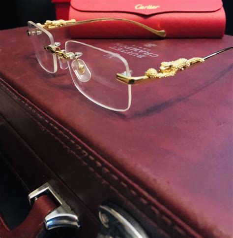 buy cartier glasses online|cartier rimless glasses for sale.